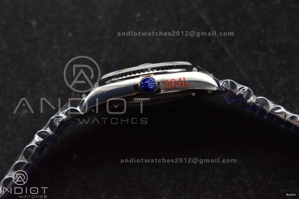 President Best vr3255 Steel (Gain Bracelet Blue SS Dial DayDate 904L Roman 36 on Weight) V5 QF Edition Light 0427